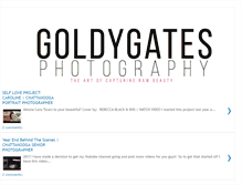 Tablet Screenshot of goldygates-photography.com